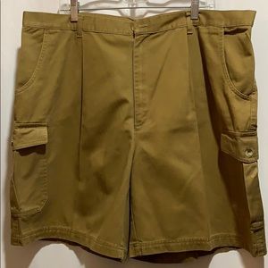 BRIDGEWATER CARGO SHORTS SZ 42 TOBACCO BRN COTTON